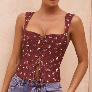 House of CB floral corset